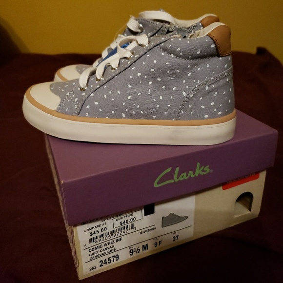 clarks girls size 9